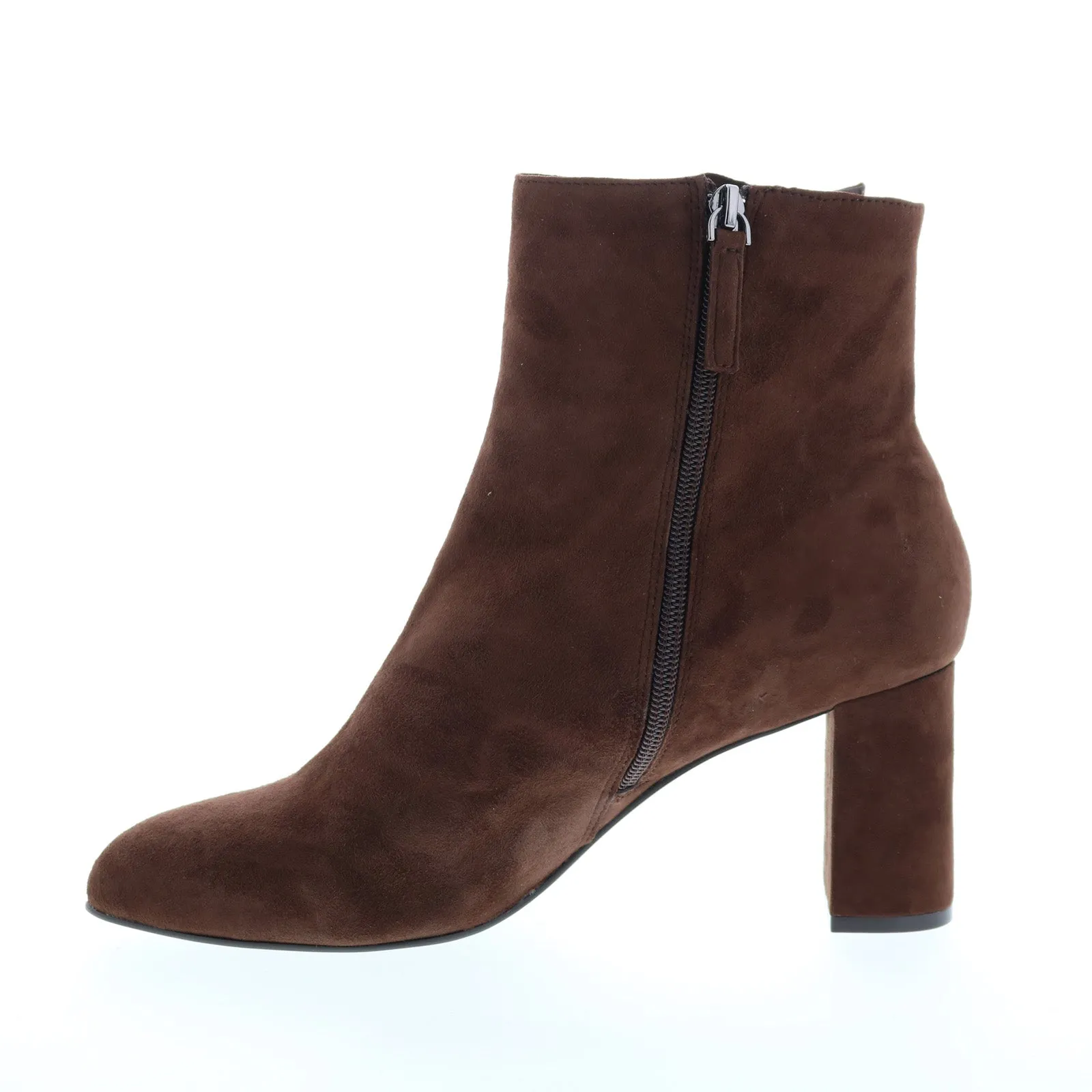 David Tate Mood Womens Brown Extra Wide Suede Zipper Casual Dress Boots