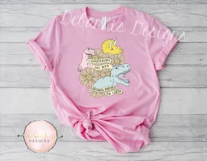 Dinosaurs tshirt kid\ adult