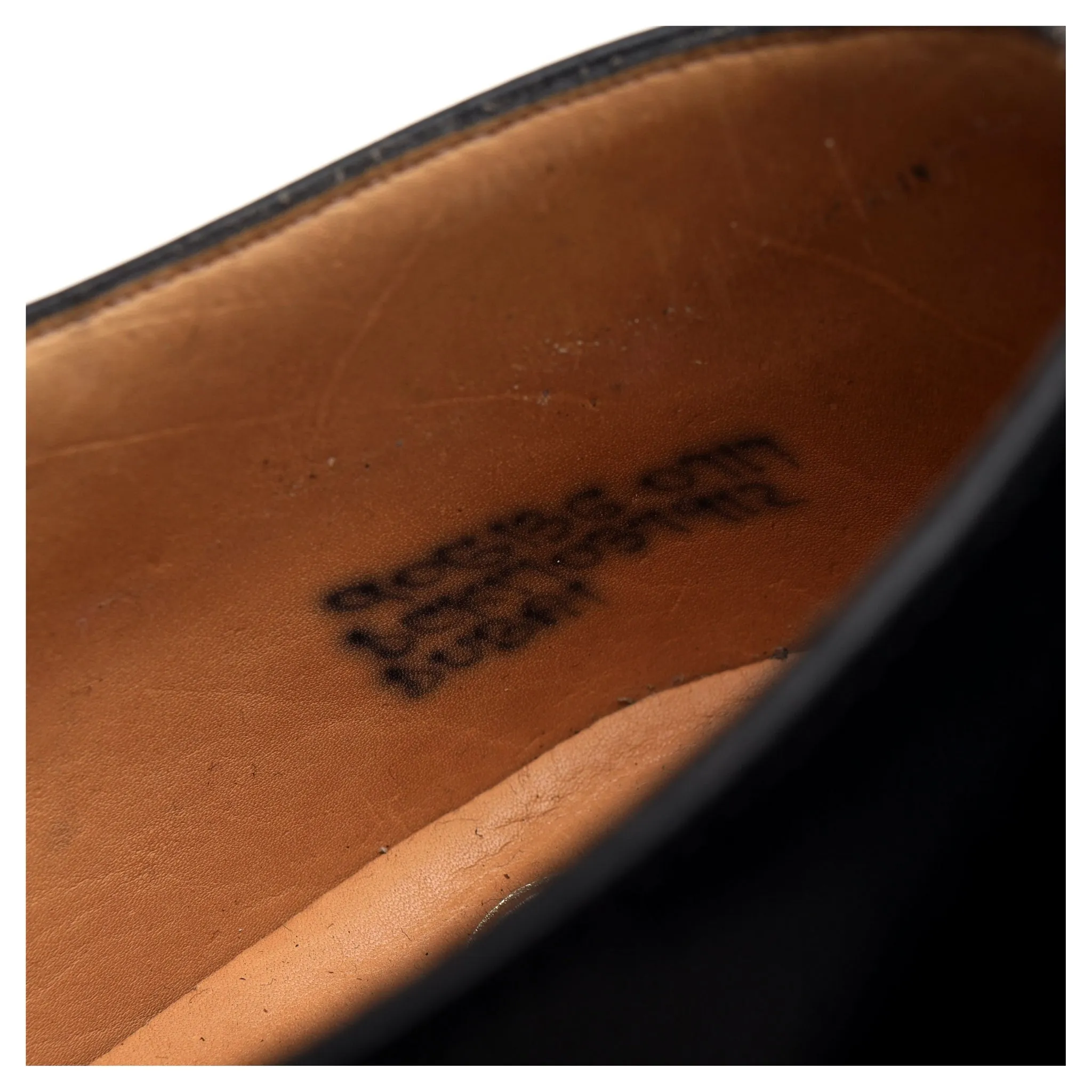 'Dubai' Black Leather Oxford UK 9 G