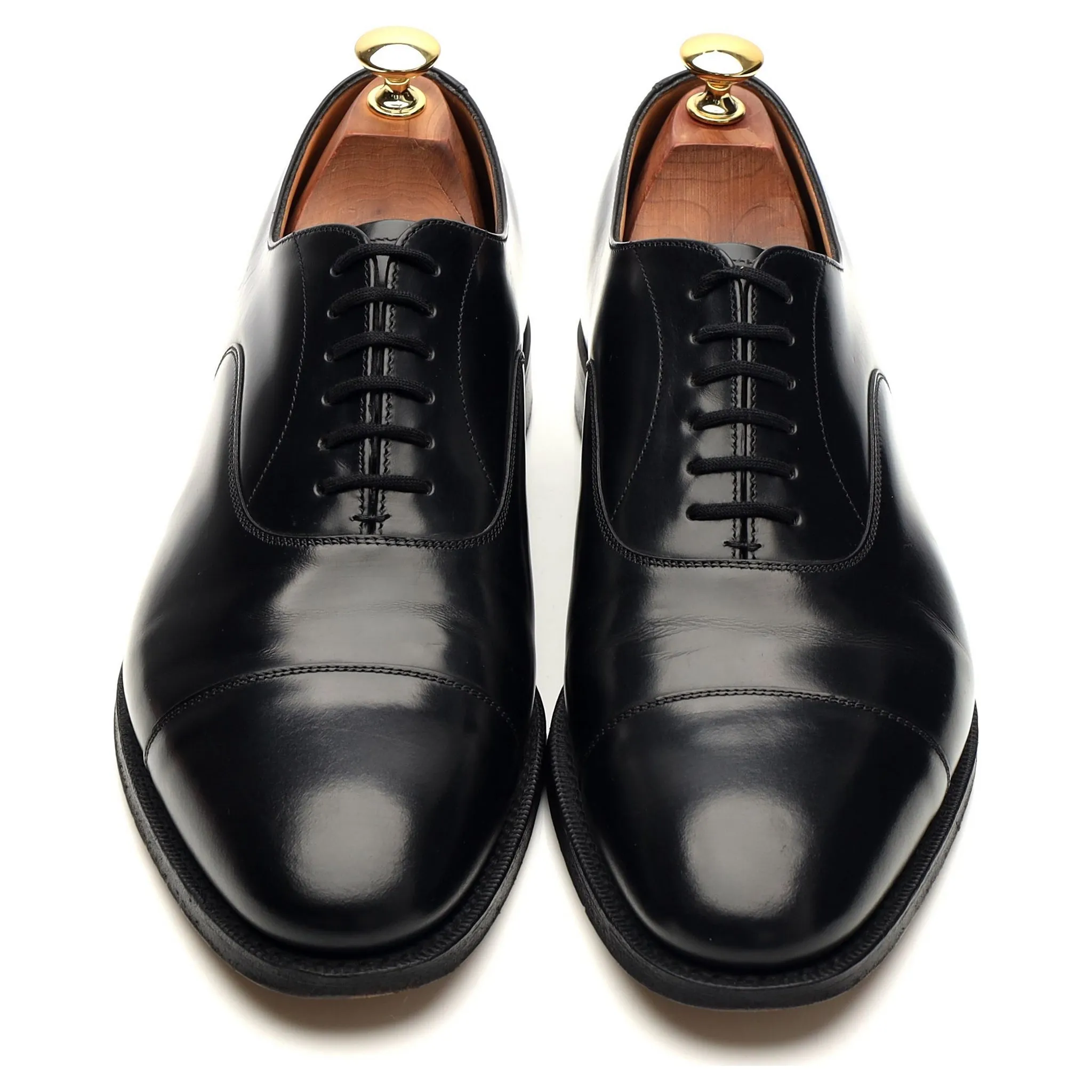 'Dubai' Black Leather Oxford UK 9 G