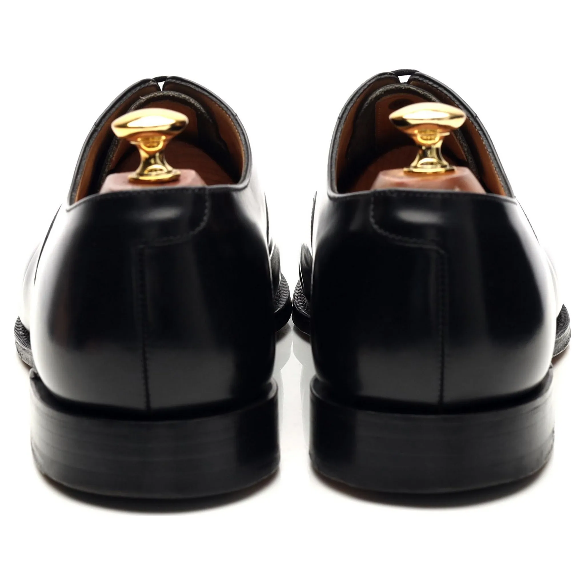 'Dubai' Black Leather Oxford UK 9 G