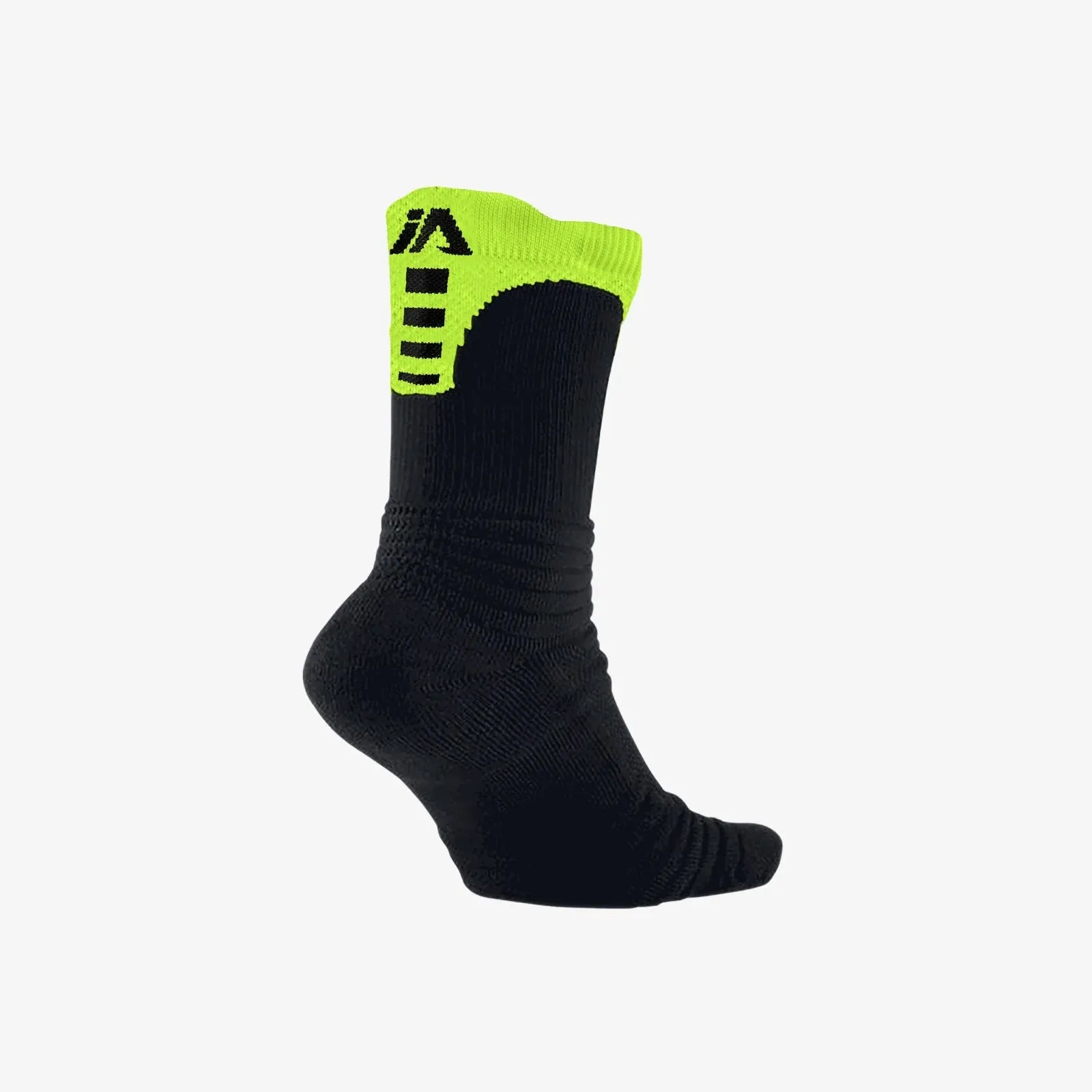 Elite Performance Crew Socks - Black/Volt