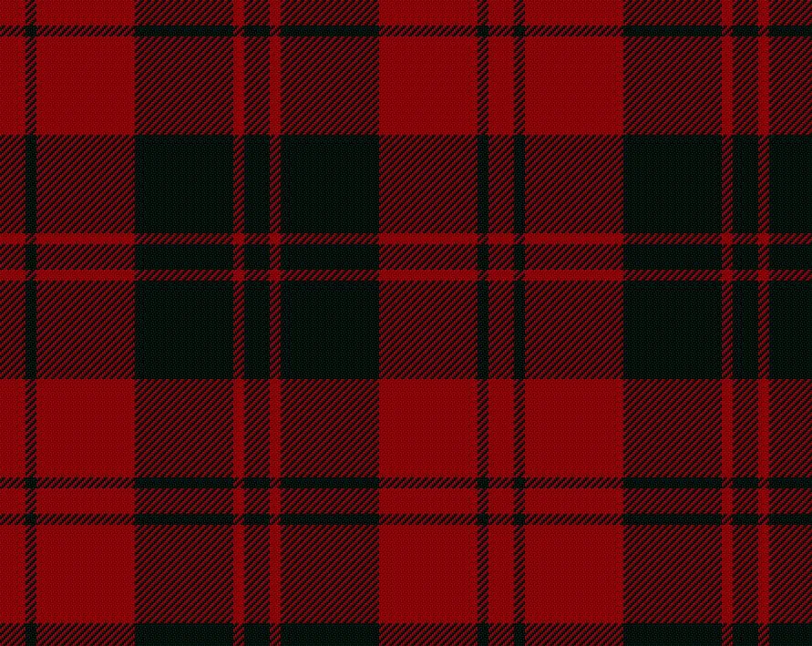 Erskine Red/Green Modern Medium Weight 11oz Tartan Cloth