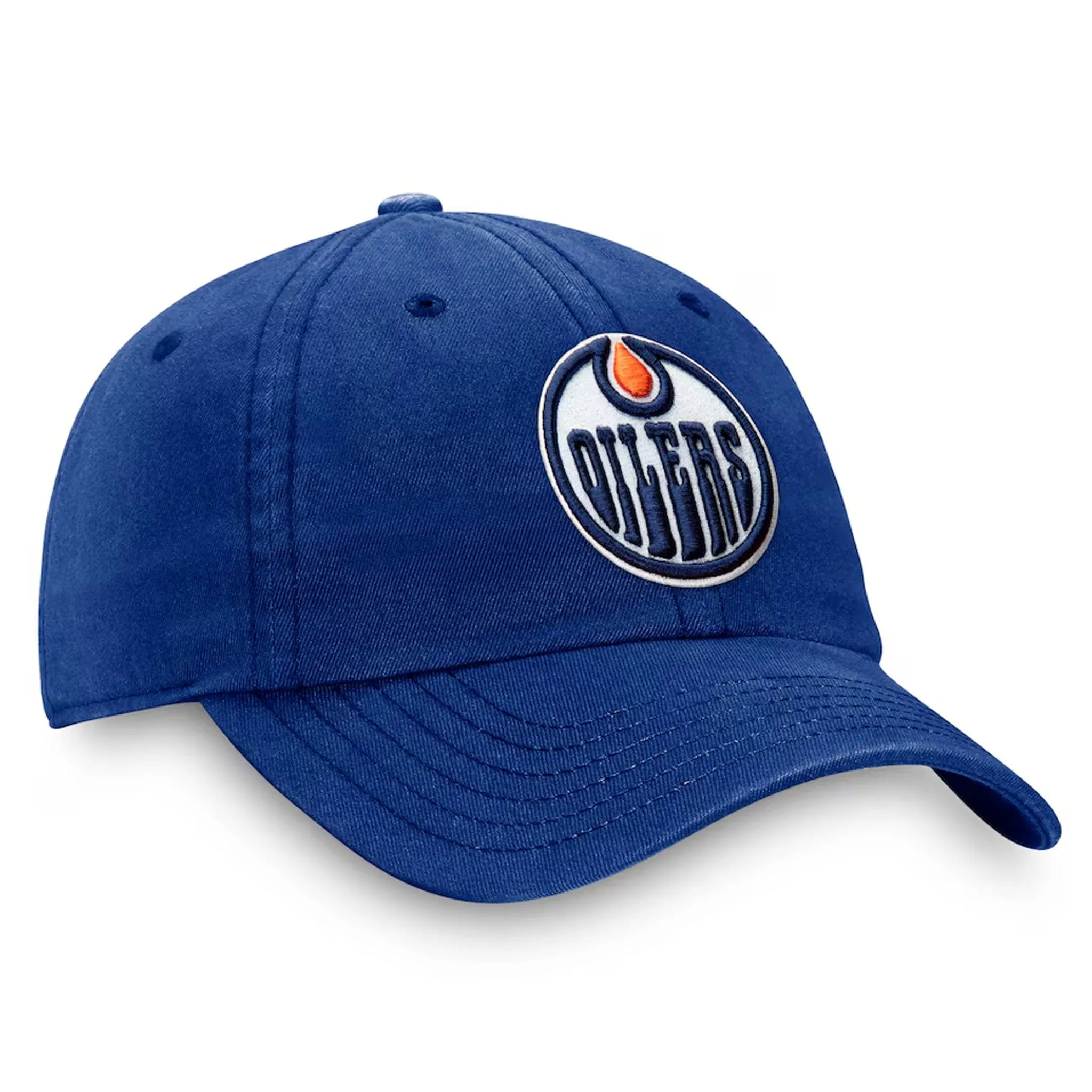 Fanatics Core Unstructured Primary Logo Adjustable Hat - Edmonton Oilers