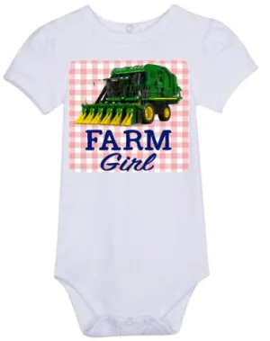 Farm Girl Bodysuit -Cotton Picker