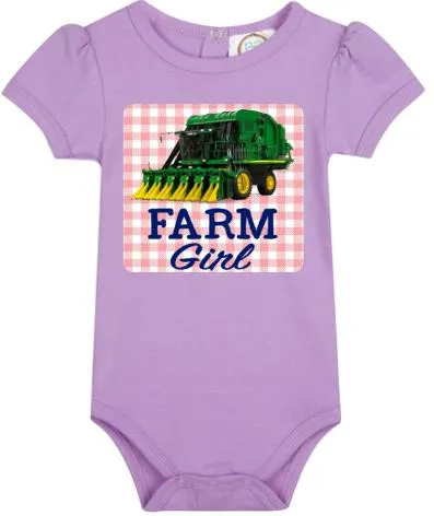Farm Girl Bodysuit -Cotton Picker