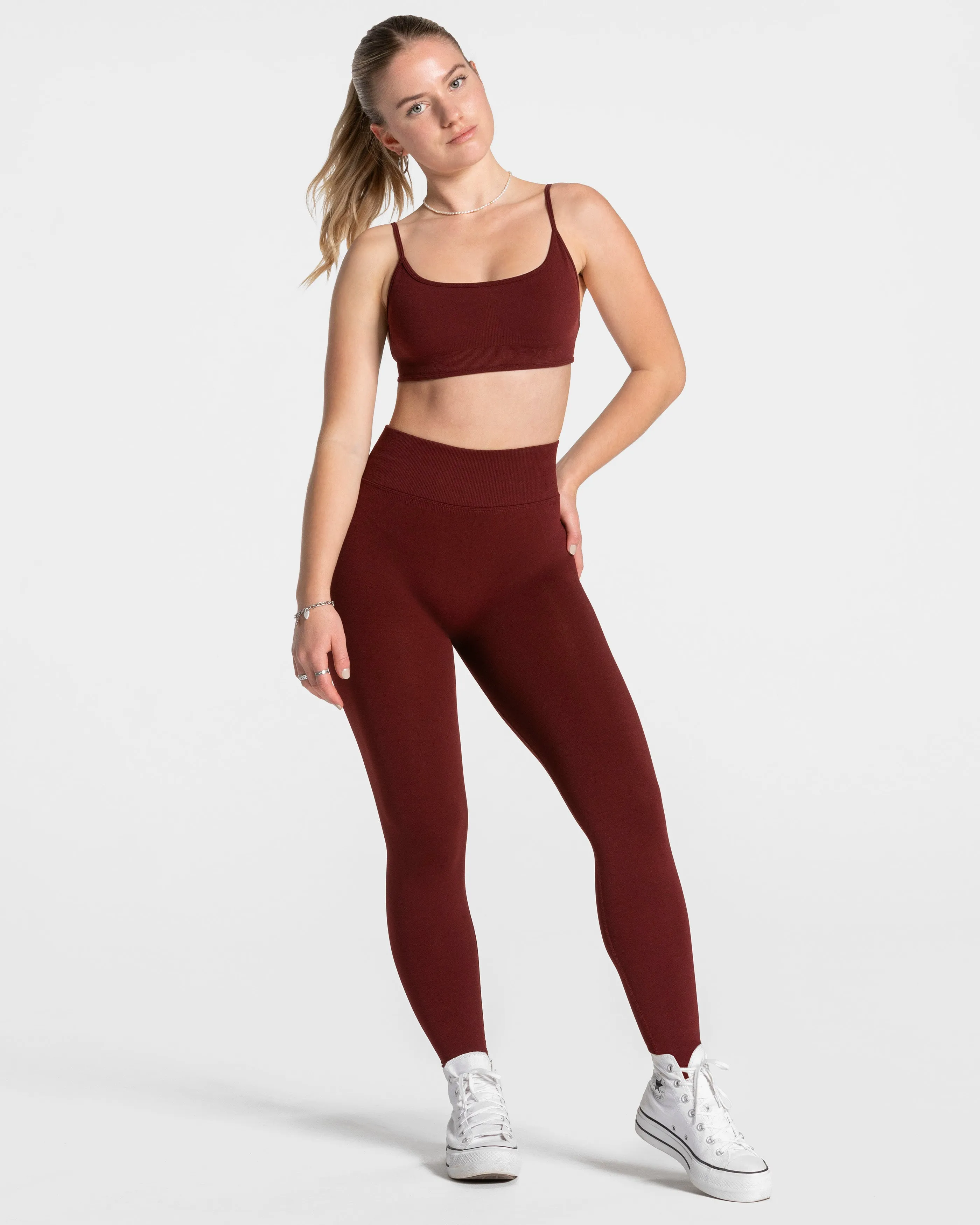 Femme Backless Bh "Weinrot"