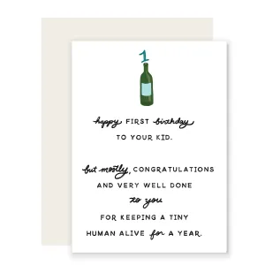 First Birthday Card