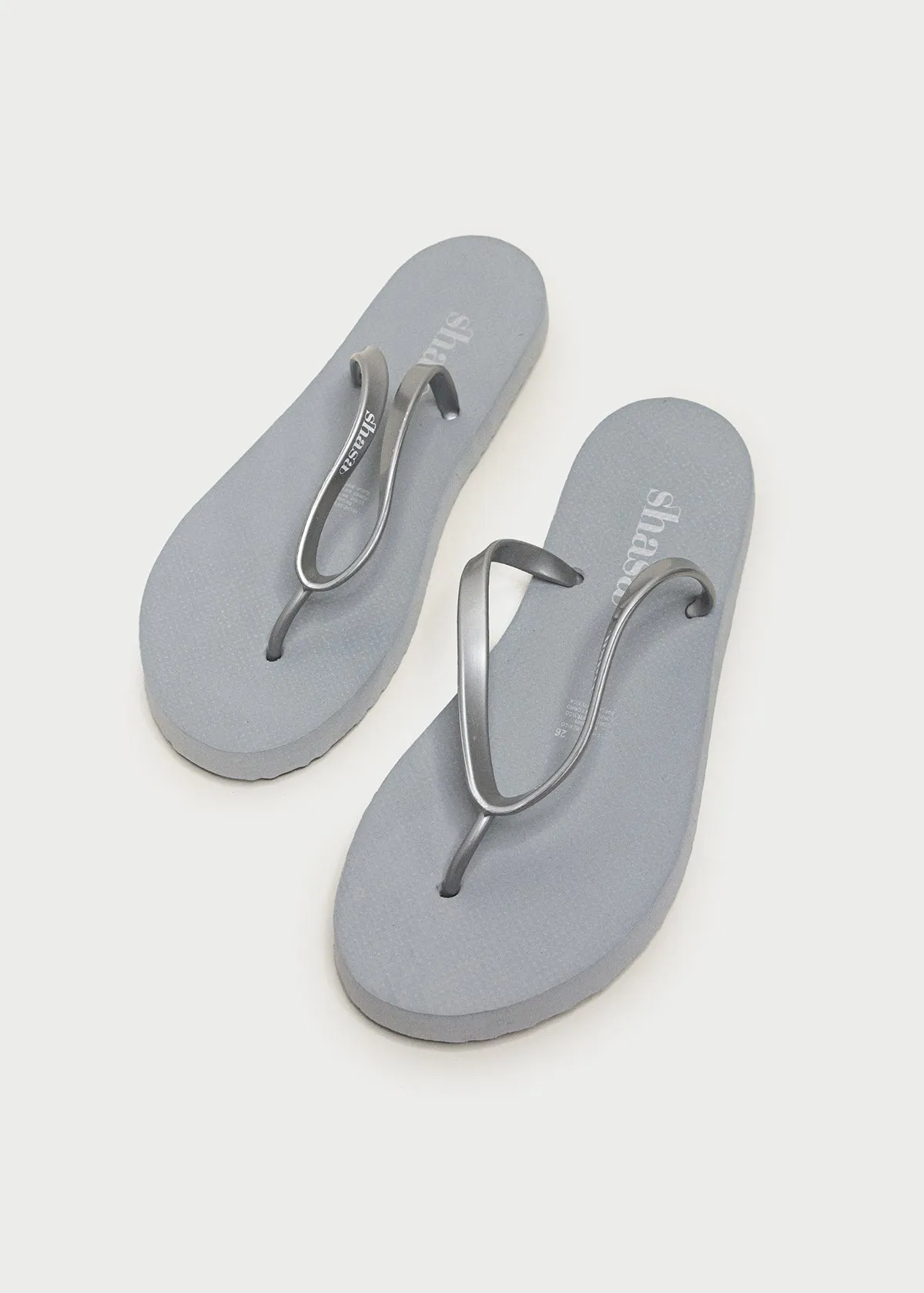Flip flop textura correas