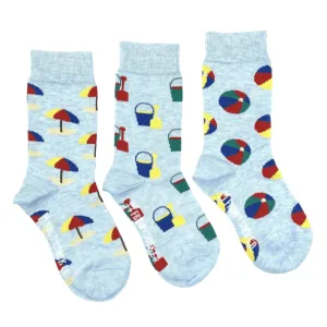FRIDAY SOCK CO - Kid's Bucket, Shovel, & Beach Ball Socks