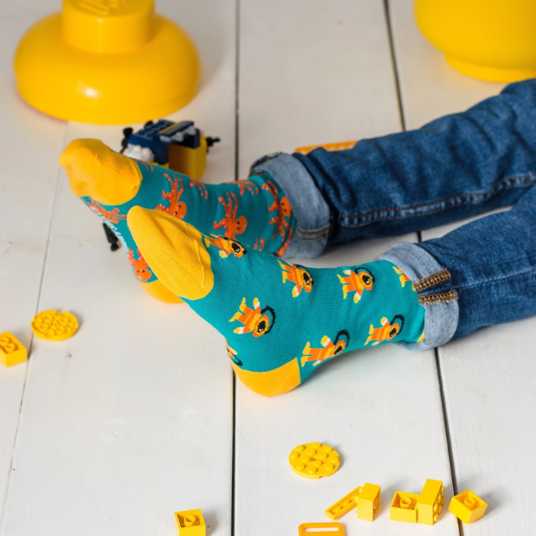FRIDAY SOCK CO - Kid's Diver, Submarine, & Octopus Socks