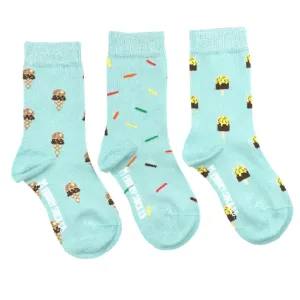 FRIDAY SOCK CO - Kid's Ice Cream, Popsicle, & Sprinkle Socks