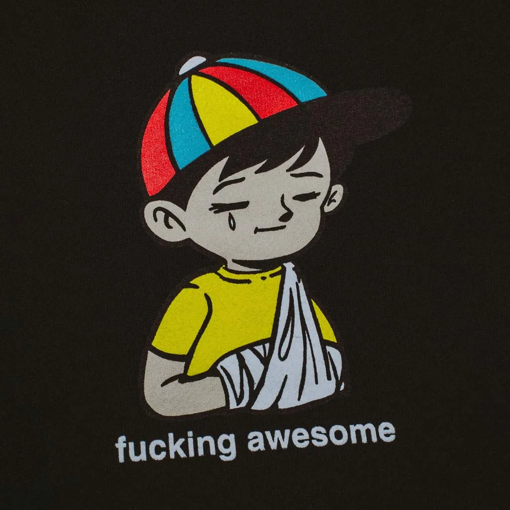 FUCKING AWESOME WANTO KID HOODIE - BLACK