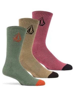 Full Stone Socks (3 Pack) - AGAVE