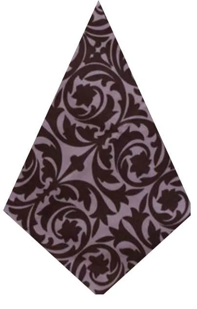 garden gate licorice black printed cloth dinner napkins
