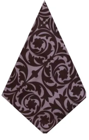 garden gate licorice black printed cloth dinner napkins