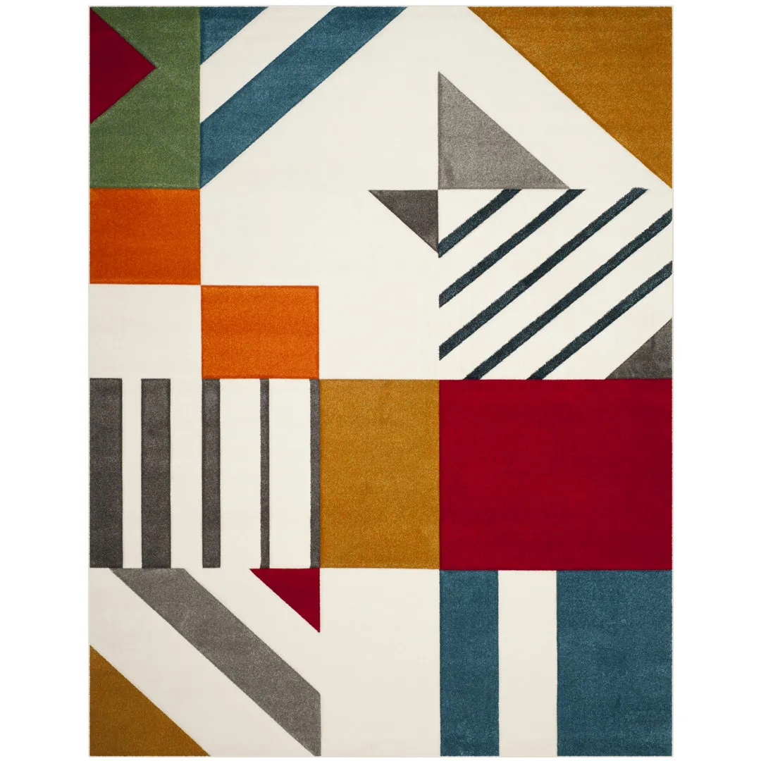 Garima Performance Geometric Rug Ivy Bronx Rug Size: Rectangle 9' x 12'