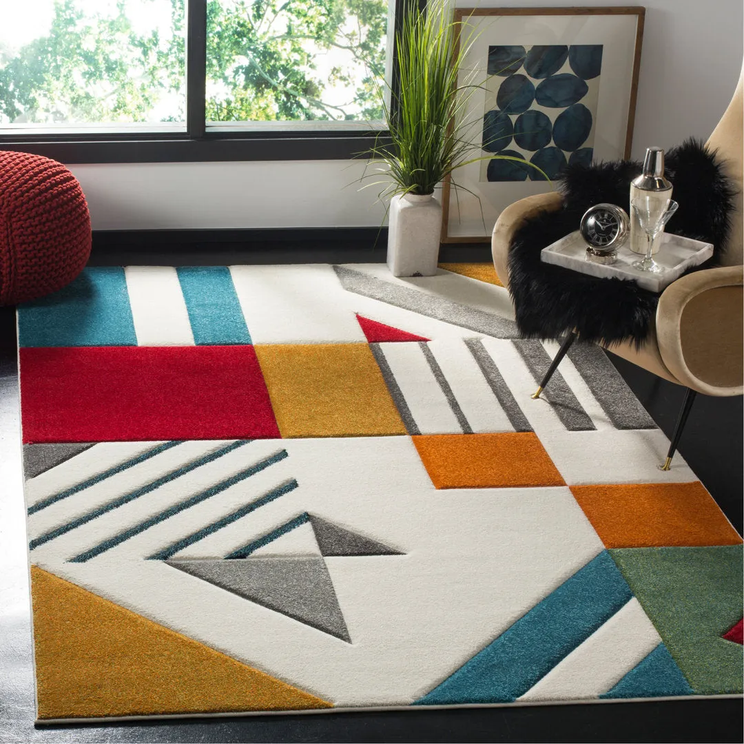 Garima Performance Geometric Rug Ivy Bronx Rug Size: Rectangle 9' x 12'