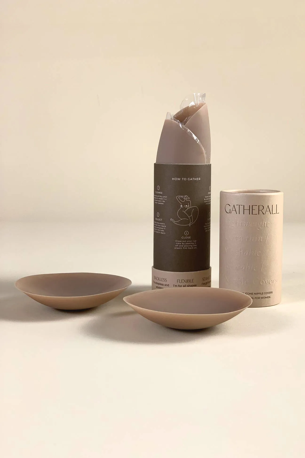 Gatherall Nipple Covers Latte