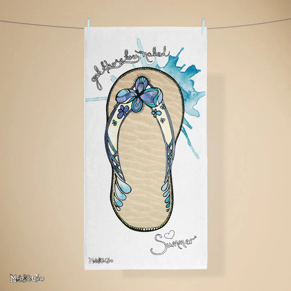 Get Those Toes Naked Beach or Bath Towel