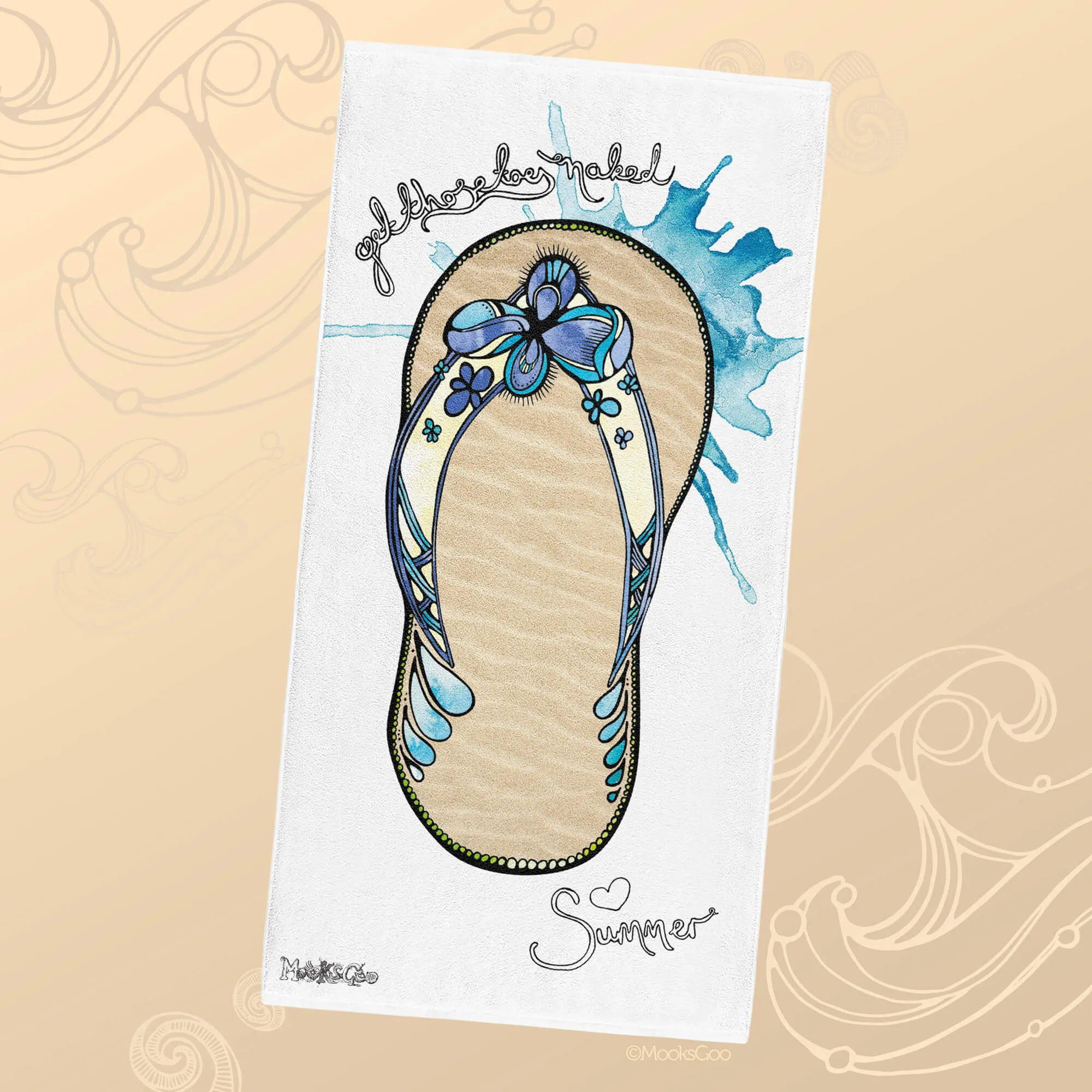 Get Those Toes Naked Beach or Bath Towel