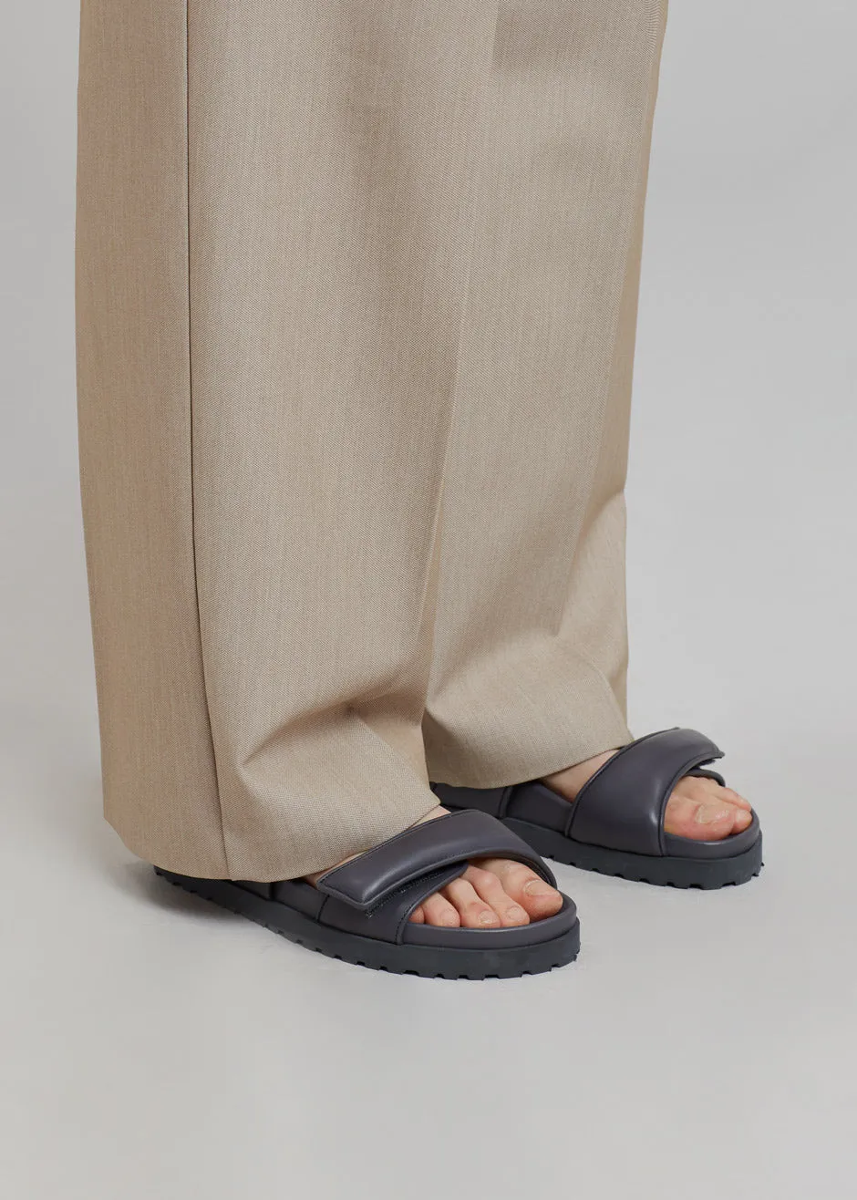 Gia x Pernille Double Strap Sandal - Anthracite