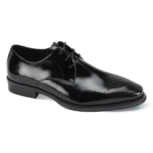 Giovanni Owen Lace Up Perforated Leather Oxford