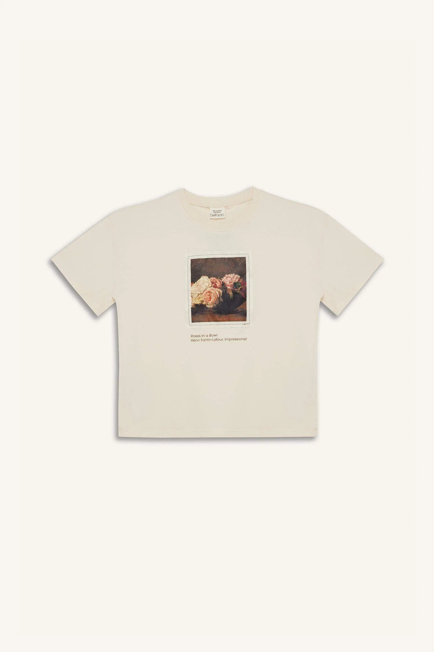 Girl Oversize Fit Crew Neck Short Sleeve T-shirt