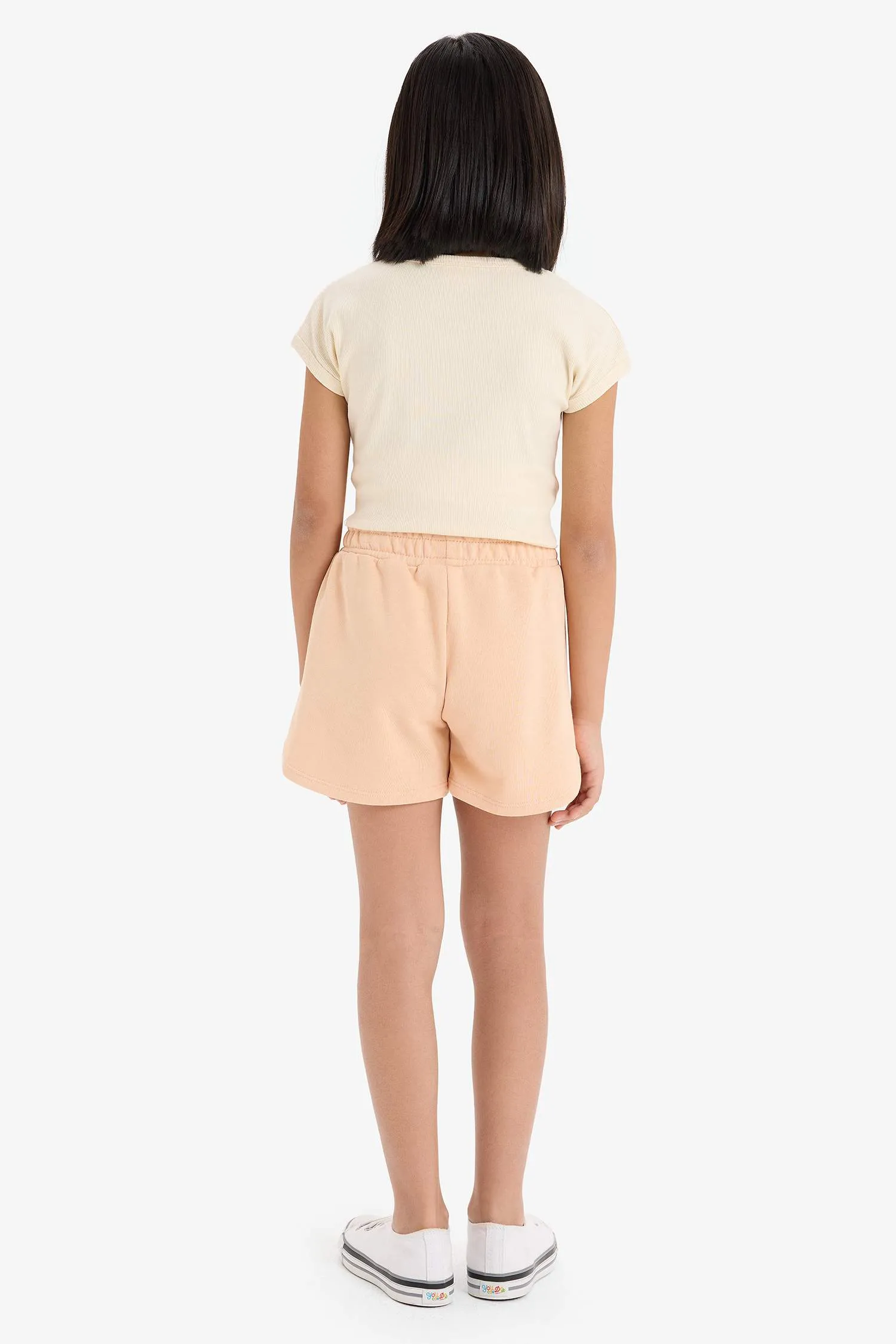 Girl Sweatshirt Fabric Shorts