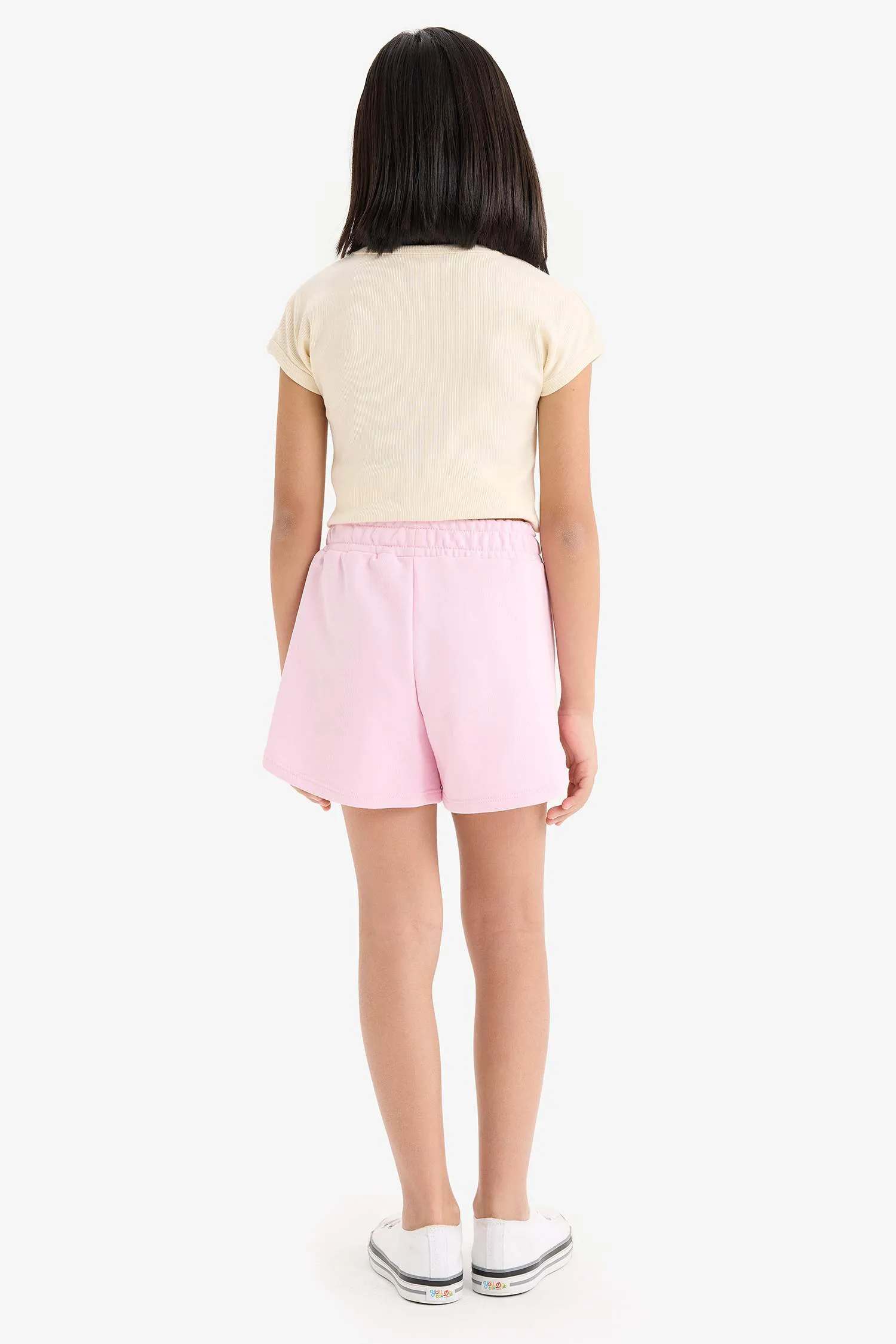 Girl Sweatshirt Fabric Shorts