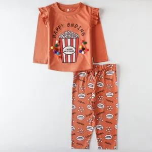 Girls Printed Full Sleeve Suit (Happy Ending)