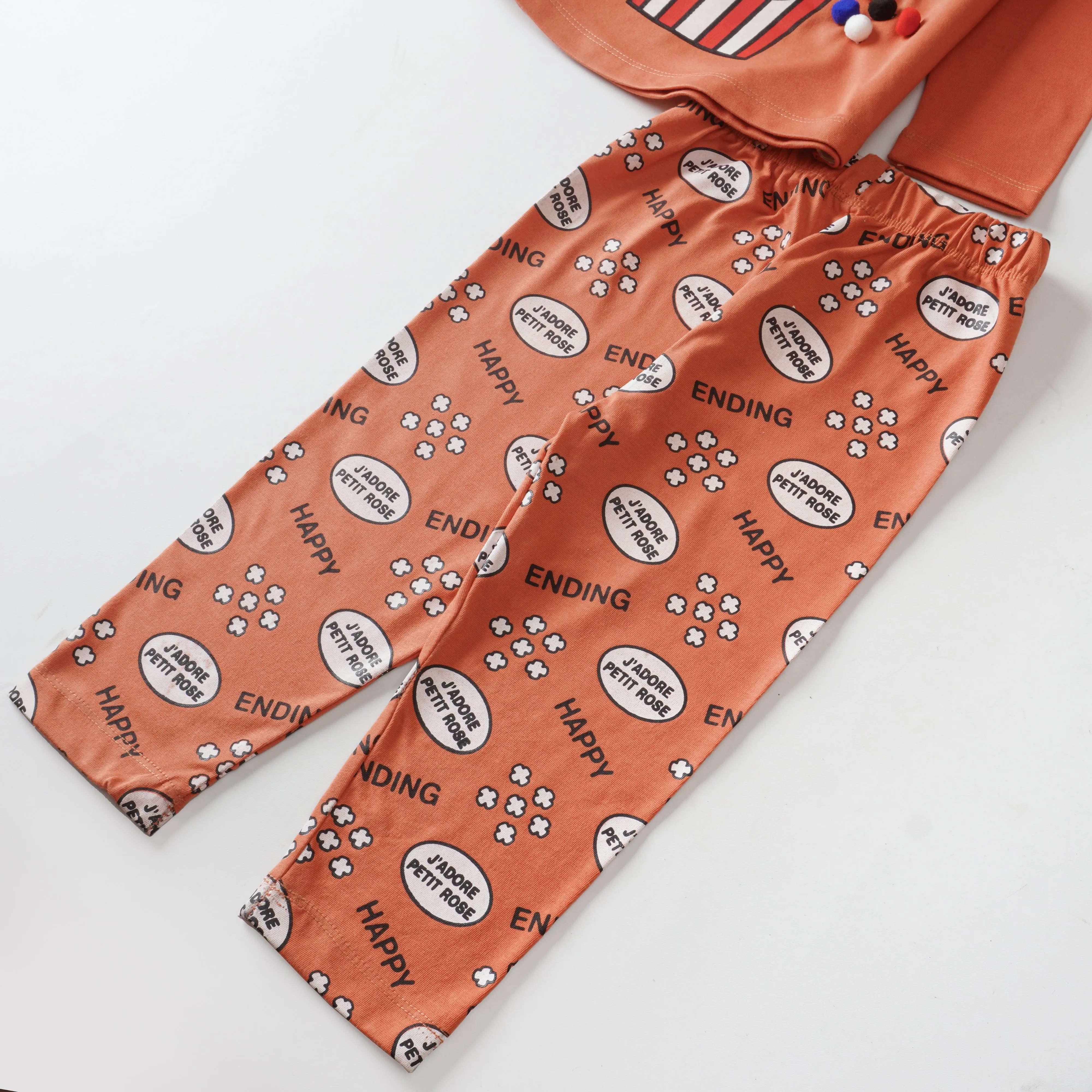 Girls Printed Full Sleeve Suit (Happy Ending)