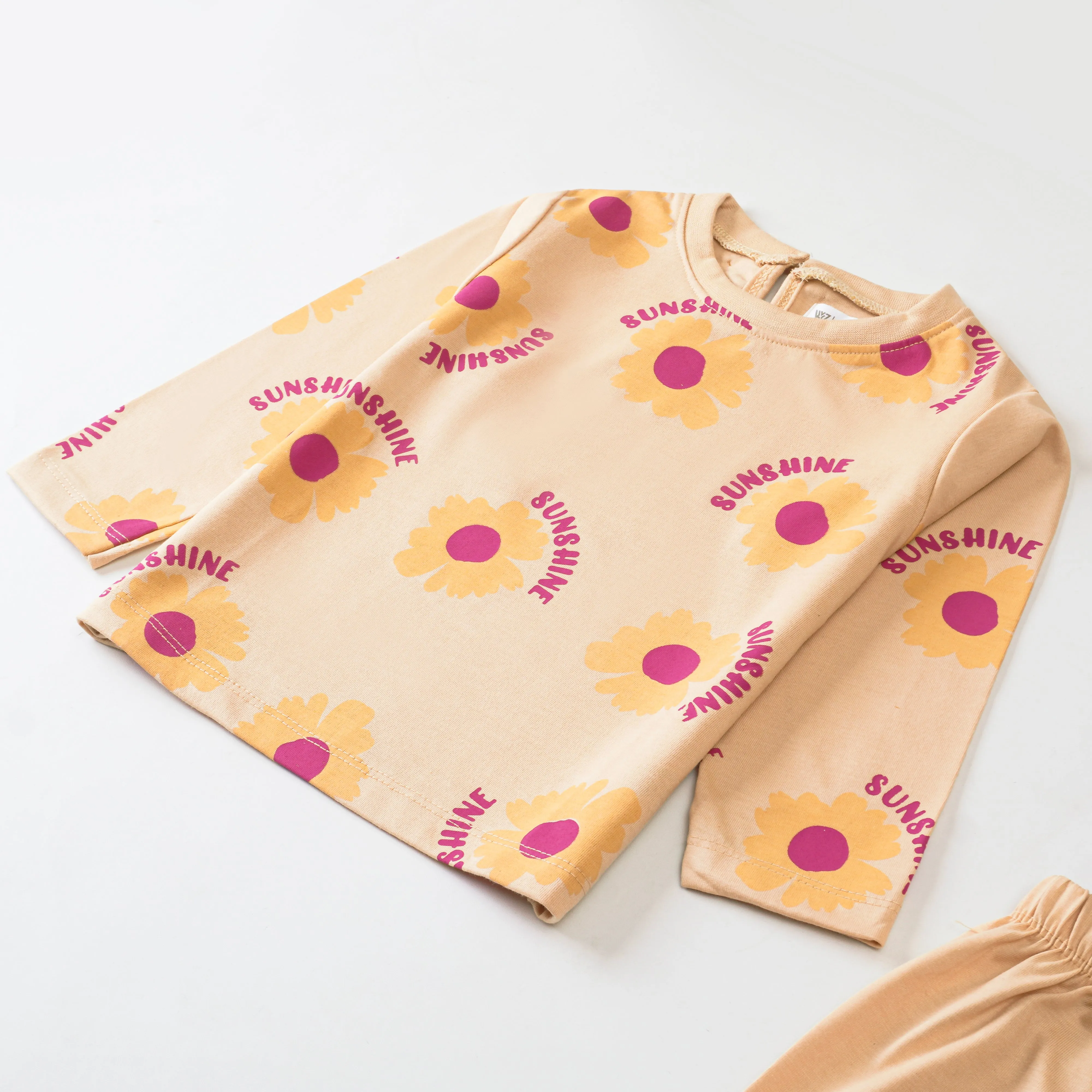 Girls Printed Full Sleeve Suit