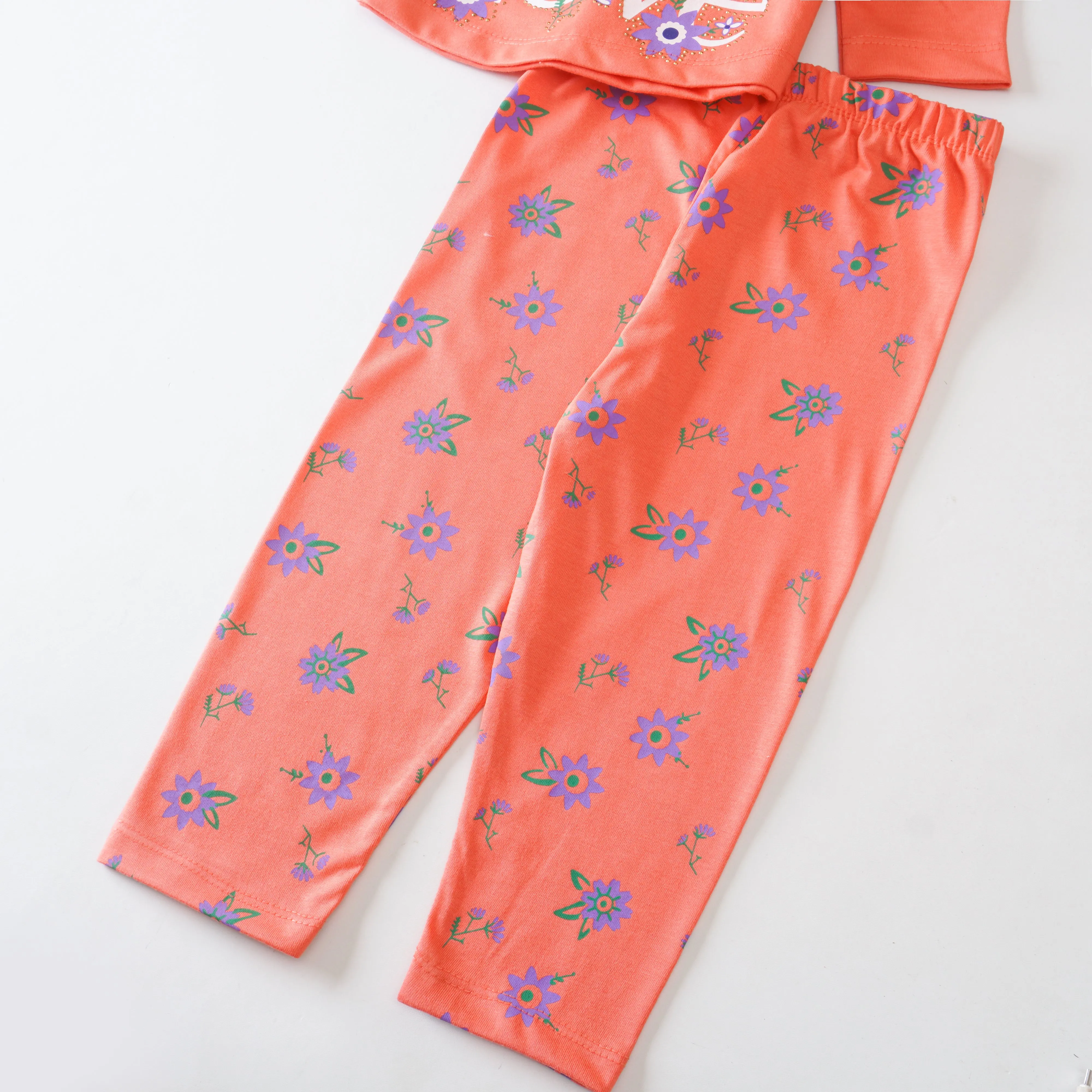 Girls Printed Full Sleeve Suit