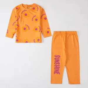 Girls Printed Full Sleeve Suit