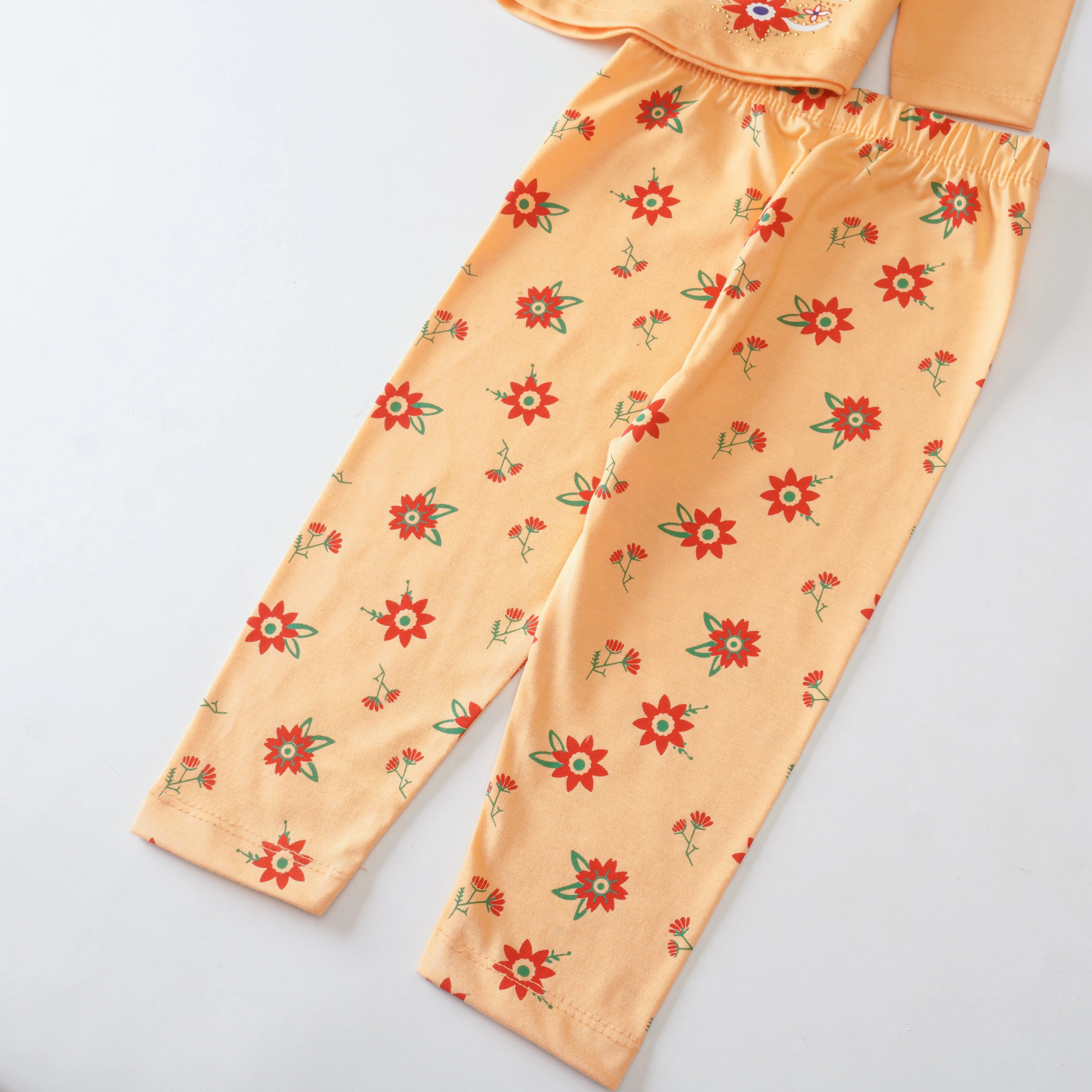 Girls Printed Full Sleeve Suit