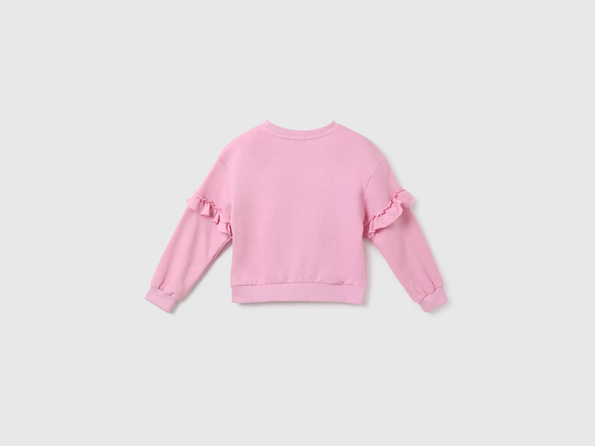 Girls Printed Round Neck Sweatshirt