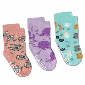 Good Luck Sock - Cats, Koala and Octopus Kids Socks