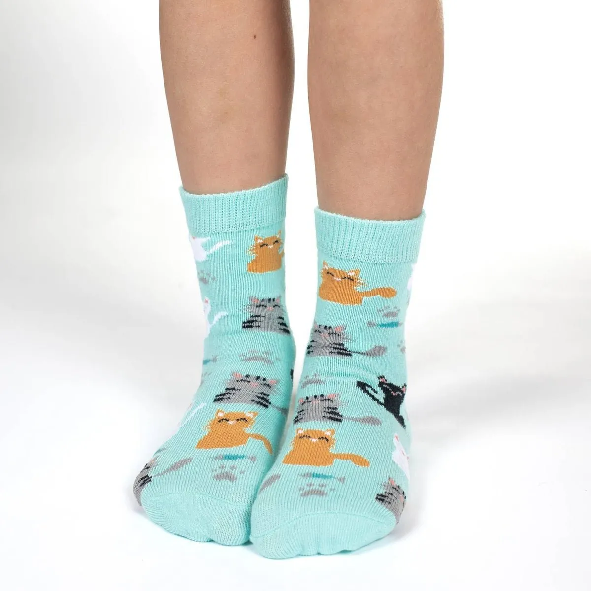 Good Luck Sock - Cats, Koala and Octopus Kids Socks