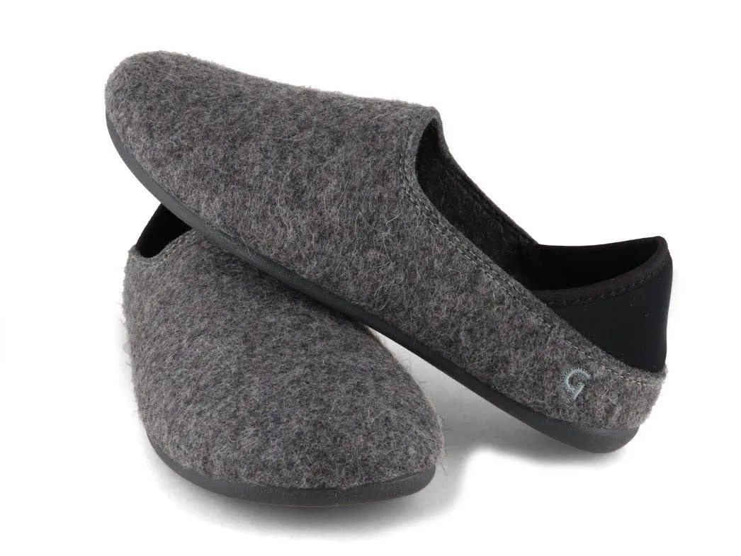 Gottstein Women Men Wool 'Slip-On', grey charcoal