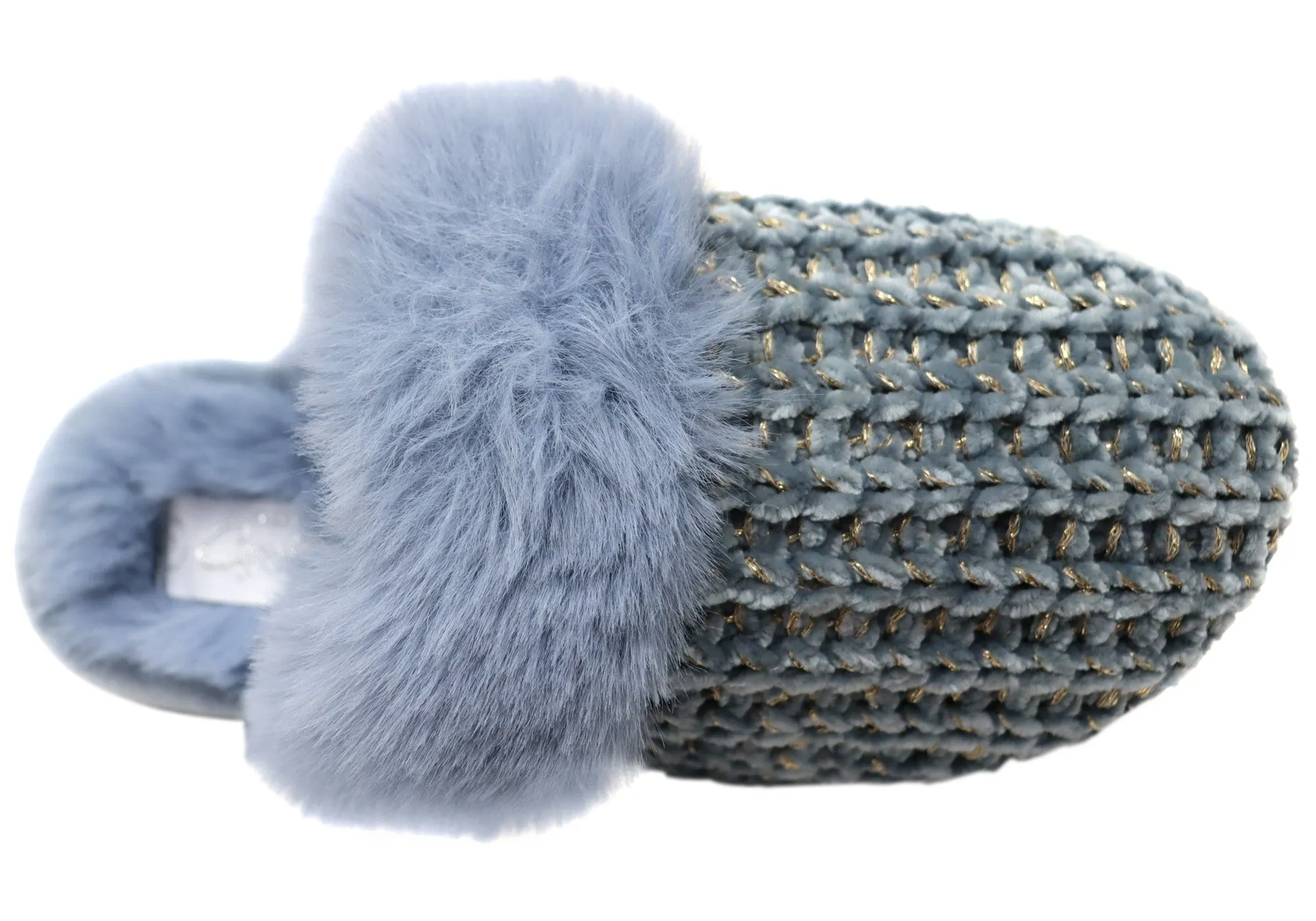 Grosby Marnie Womens Comfortable Open Back Slippers