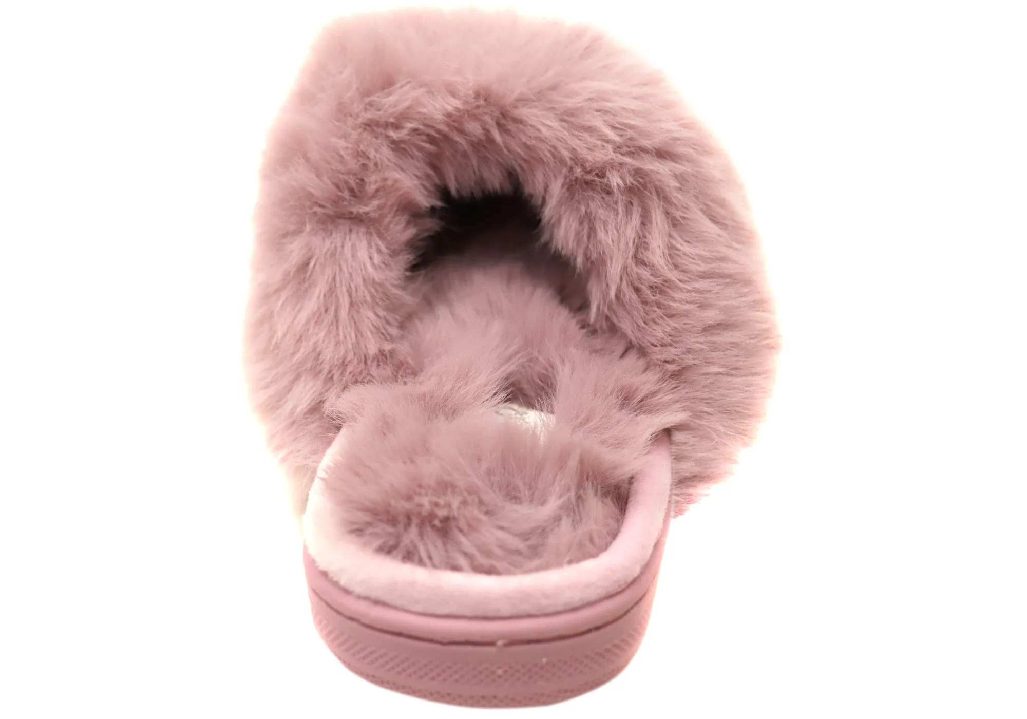 Grosby Marnie Womens Comfortable Open Back Slippers