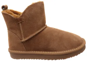 Grosby Nahil Womens Warm Comfortable Indoor Leather Boot Slippers