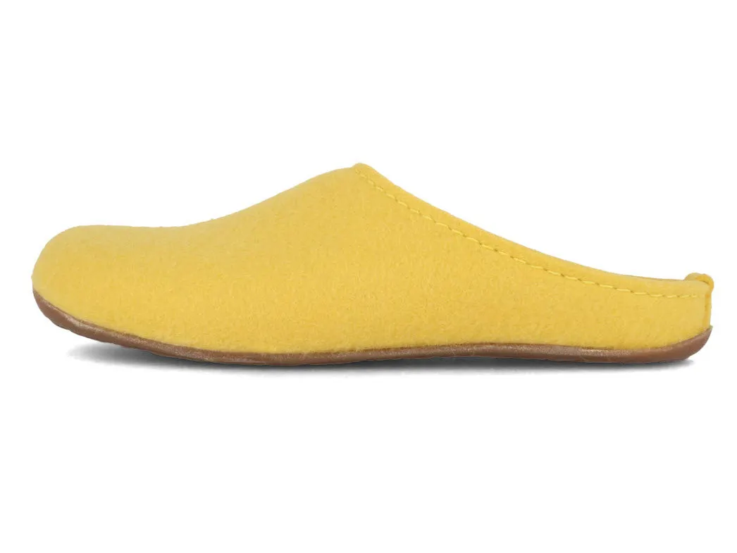 HAFLINGER Women Felt Slippers 'Everest Fundus', yellow