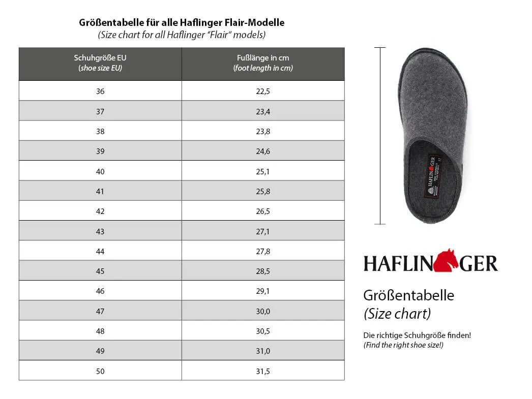 HAFLINGER Women Felt Slippers 'Flair Smily', orange