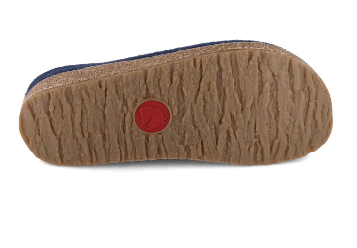 HAFLINGER Women Men Felt Clogs 'Grizzly Kris', jeans