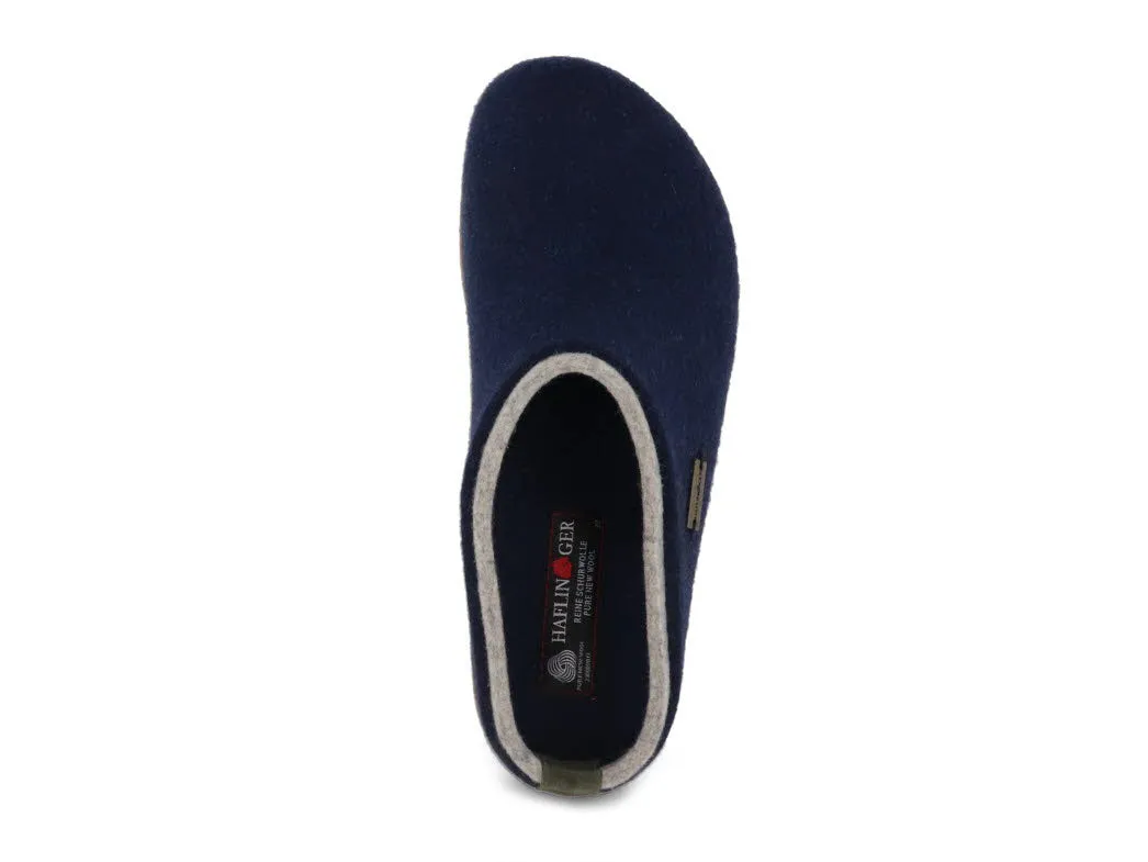 HAFLINGER Women Men Felt Clogs 'Grizzly Kris', jeans