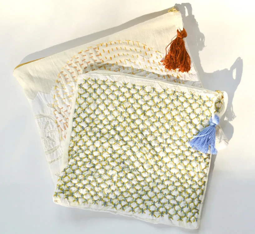 Hand Embroidered Pouch 001