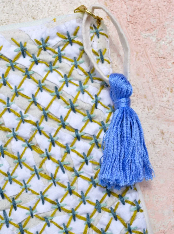 Hand Embroidered Pouch 001