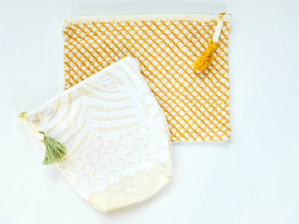 Hand Embroidered Pouch 014